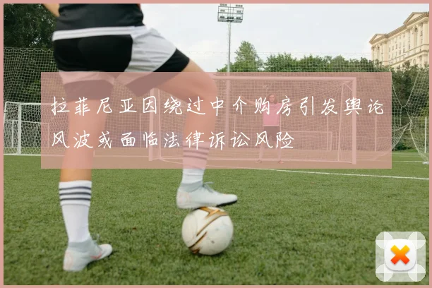 拉菲尼亚因绕过中介购房引发舆论风波或面临法律诉讼风险